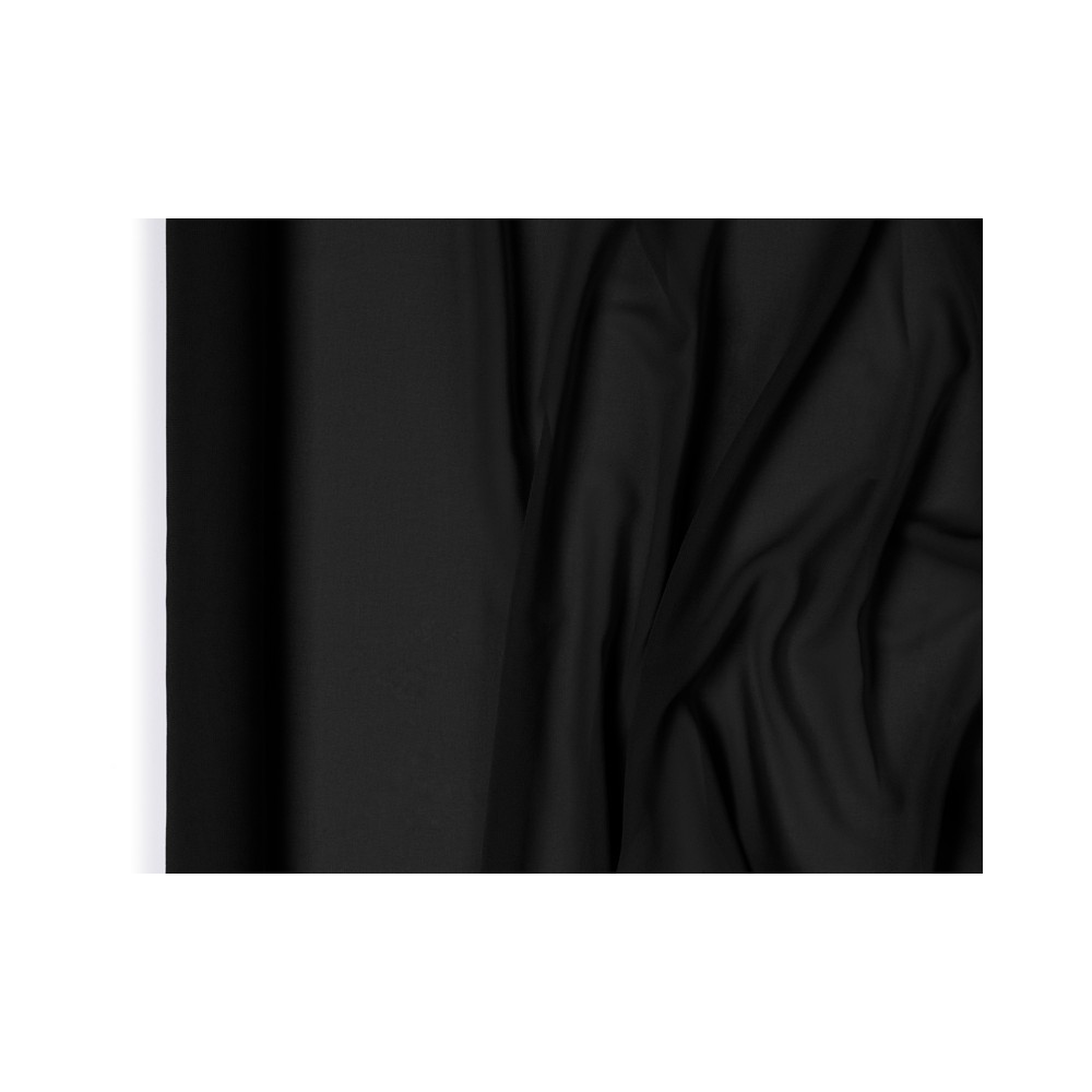 Chemin de table en chiffon - noir - 0 -48 x 5 m