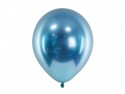 50 Ballons Glossy 30 cm - bleu