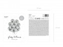 Ballon chrome argent -  30 cm 