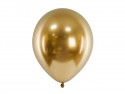 Ballon chrome doré -  30 cm