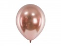 10 ballons en latex – Or rose – Finition brillante – 30 cm