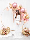 10 Ballons Glossy 30 cm - or rose