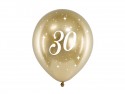 6 Ballons Glossy 30 cm - 30 - or