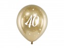 6 Ballons Glossy 30 cm - 40 - ors