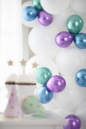 50 Ballons Glossy 12 cm - vert bouteille