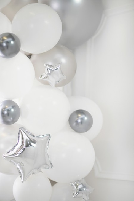 50 Ballons Glossy 12 cm -...