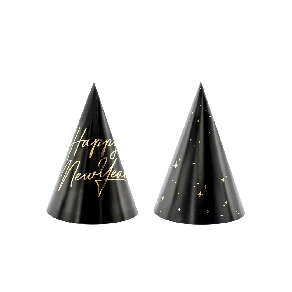 6 Chapeaux de fête Happy New Year