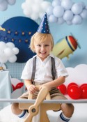 6 Chapeaux de fête Etoiles