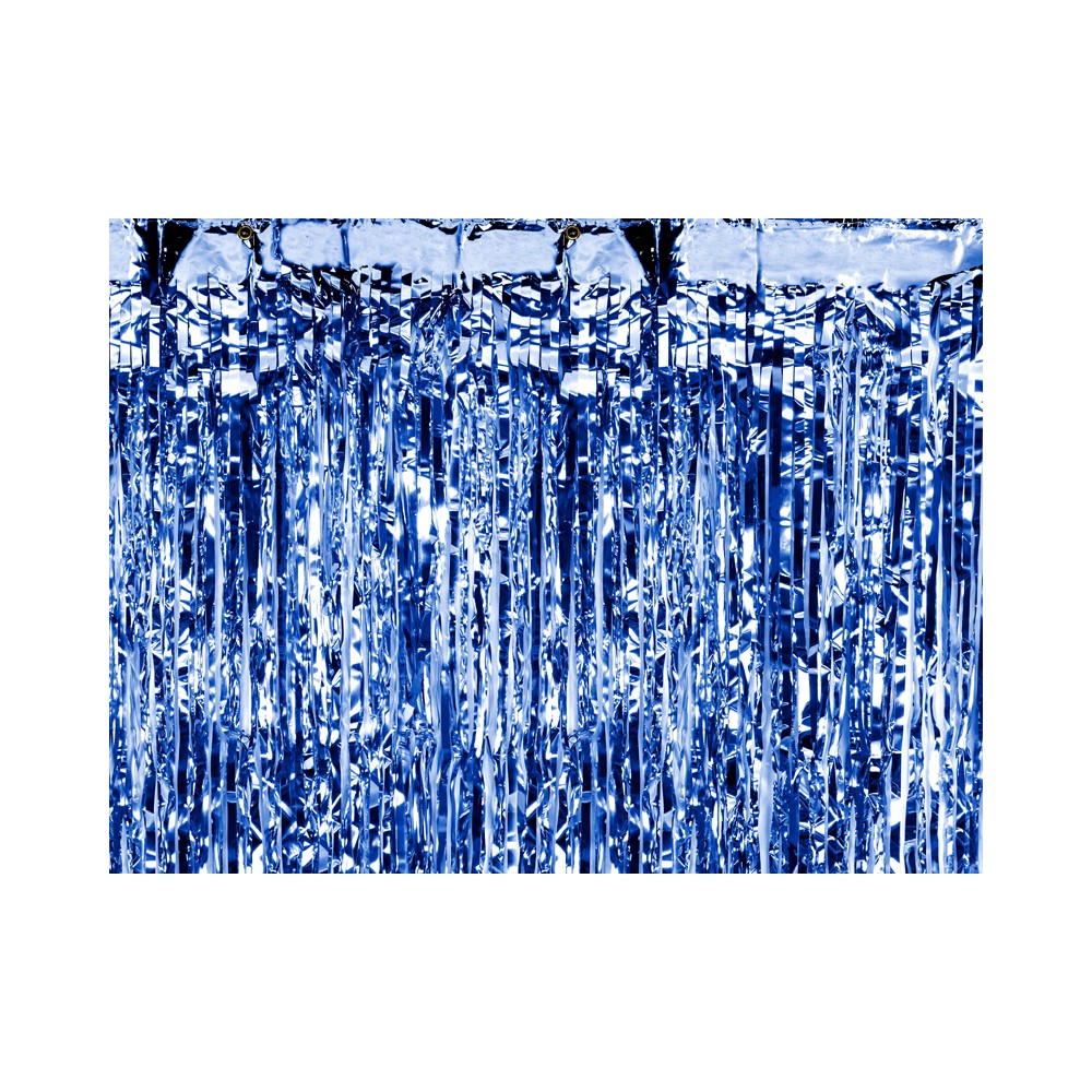 Rideau de fête - bleu