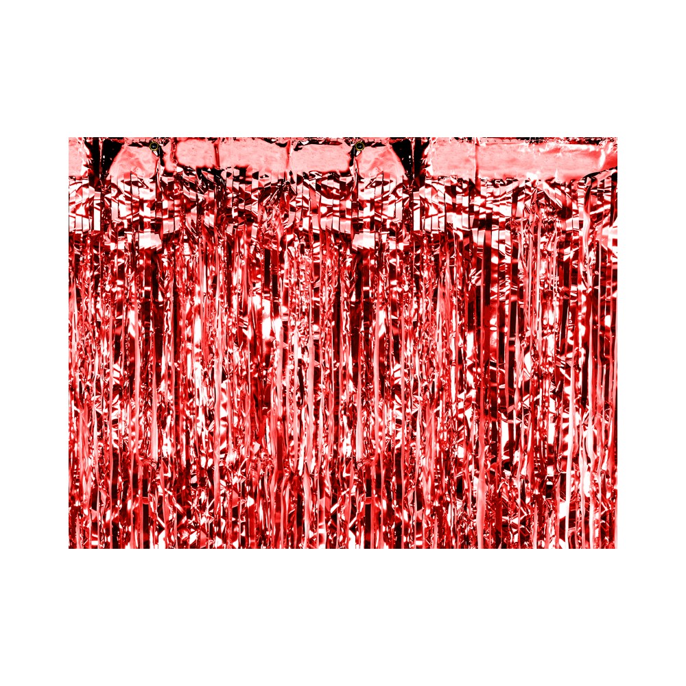 Rideau de fête - rouge