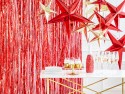 Rideau de fête - rouge