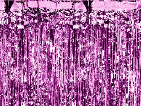 Rideau de fête - violet
