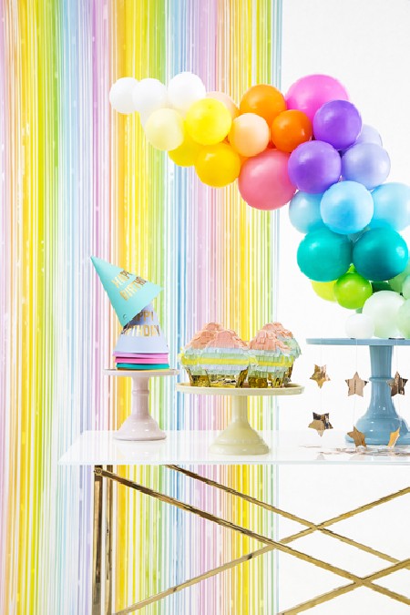 Rideau de fête - pastel