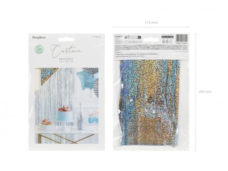 Rideau de fête - holographique