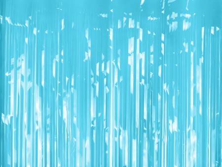 Rideau de fête - bleu ciel