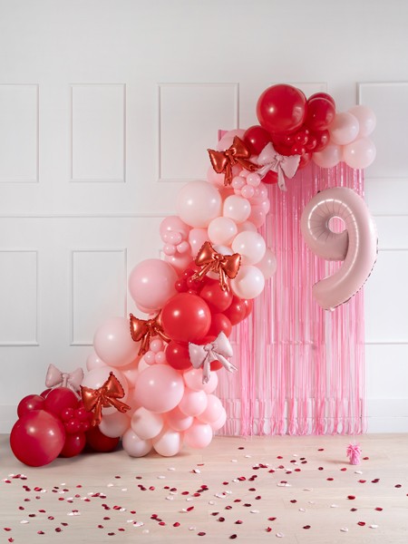 Rideau de fête - rose clair