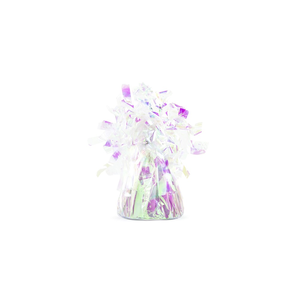 4 Poids Ballons mylar - iridescent