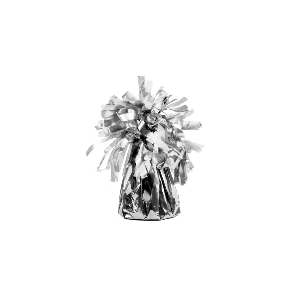 4 Poids Ballons mylar - argent