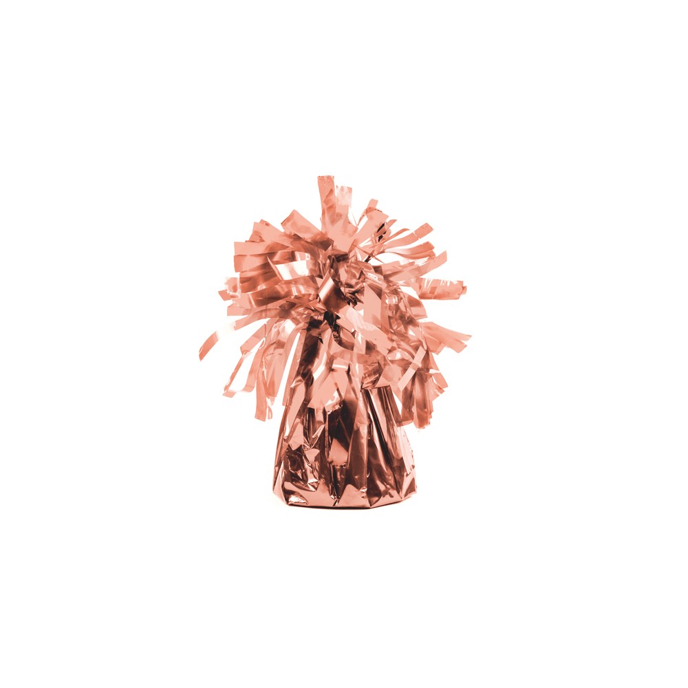 4 Poids ballon en mylar - or rose en mylar