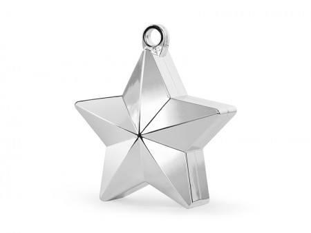 Poids ballon Coeurs - argent