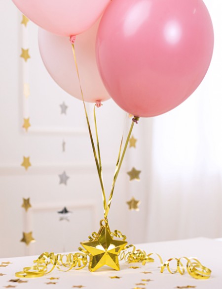 Poids ballon Coeurs - or