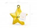 Poids ballon Coeurs - or