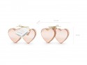 Poids ballon Coeurs - or rose