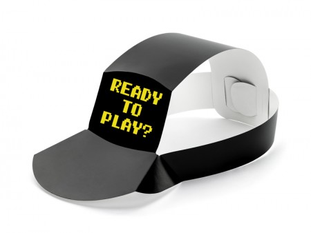 6 Chapeaux en papier Gamer...