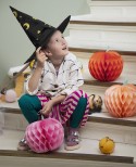 3 Décoration en papier de soie Citrouilles