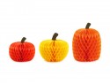 3 Décoration en papier Citrouilles