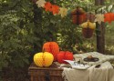 3 Décoration en papier Citrouilles