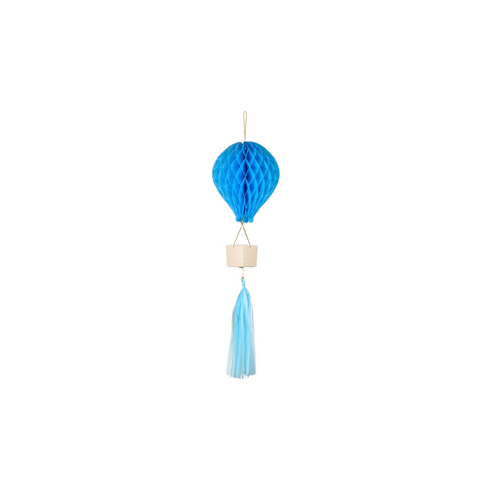 Décoration en papier de soie - bleu
