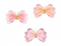 Lot de 3 pompons "papillon"