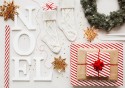 Lettre N en bois - blanche