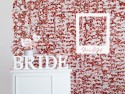 Lettre R en bois - blanche