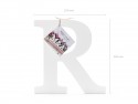 Lettre R en bois - blanche