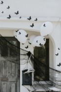30 Décoration de papillon en papier - noir
