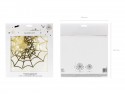 Lot de 3 toiles d'araignées dorées