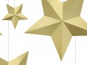 6 Décoration Etoiles - or