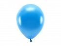 10 Ballons Eco 26 cm - métallisé - bleu