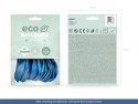 10 Ballons Eco 26 cm - métallisé - bleu