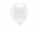 10 Ballons Eco 26 cm métallisés - blanc