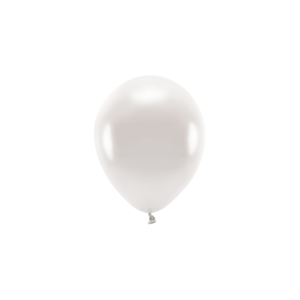 100 ballons en latex – Perle – Finition métallisée – 26 cm