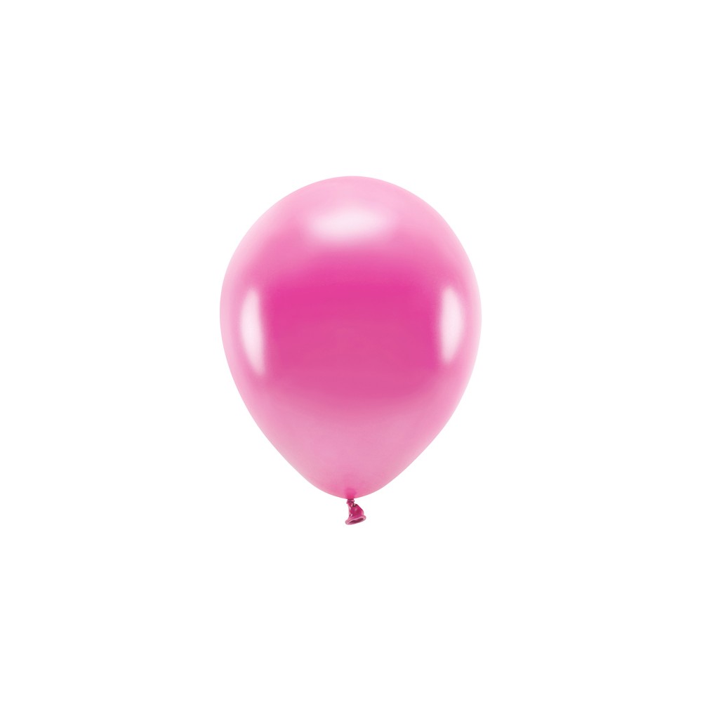 100 Ballons Eco 26 cm métallisés - fuchsia
