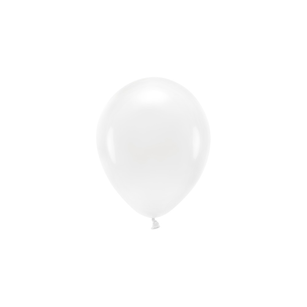 100 Ballons Eco 26 cm blanc pastel