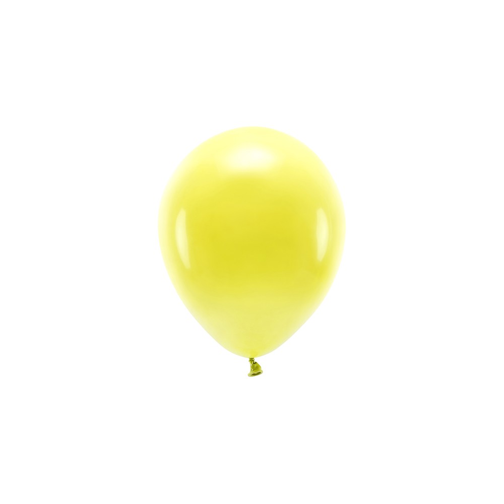 10 Ballons Eco 26 cm pastel - jaune