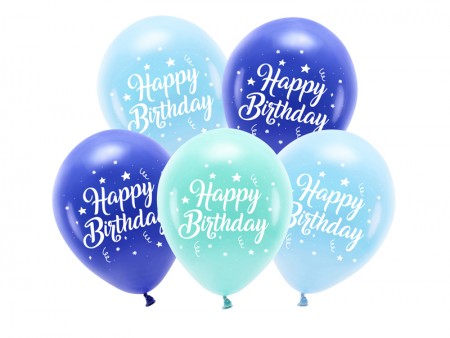 5 Ballons Eco 26 cm - Happy...