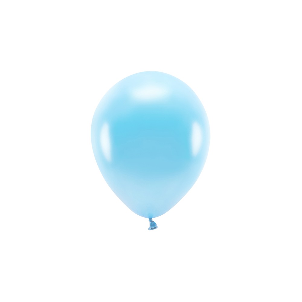 100 Ballons Eco 30 cm métallisés - bleu
