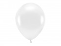 100 Ballons Eco 30 cm métallisés - blanc
