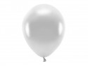100 Ballons Eco 30 cm métallisés - argent